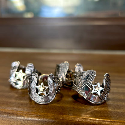[Blind Man Togs] Horseshoe Star Ring