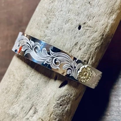 [Dear Blossom] 18k gold Arabesque Bangle B-020