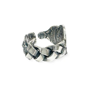 [BLIND MAN TOGS] Lace Ring | Vintage Sterling Silver Spoon Remade Ring