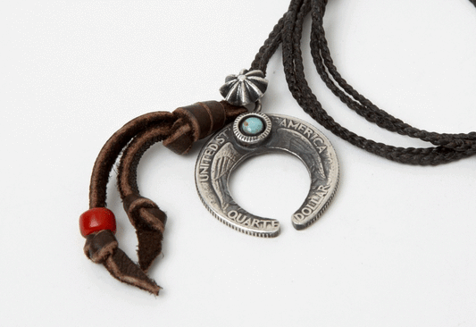 [North Works] D-228 綠松石 Naja 手工繩編項鍊