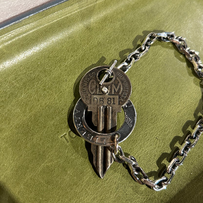 [North Works] Vintage Key Bracelet- 925 silver