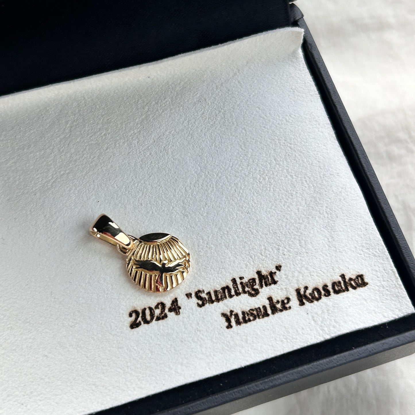[Yusuke Kosaka] "Sunlight" Gold Plate Pendant