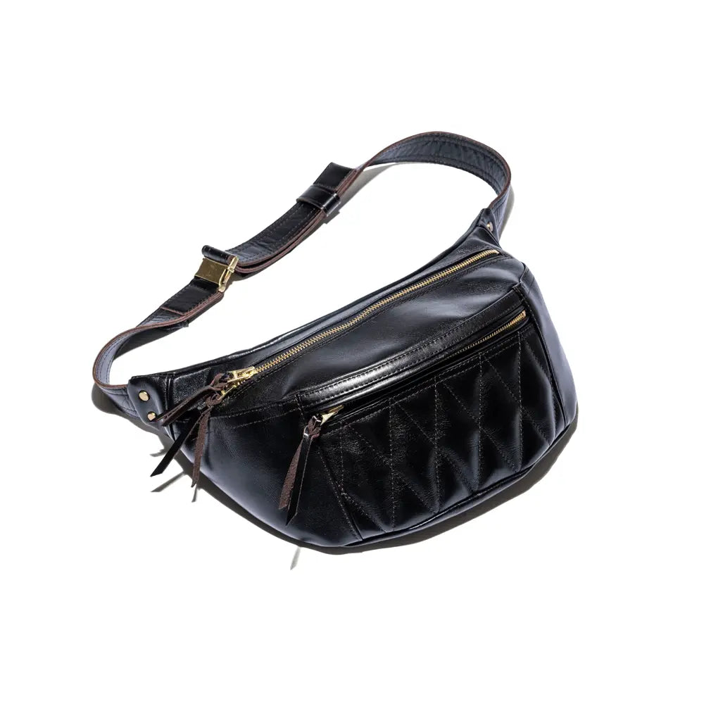 Y2 LEATHER ANILINE STEER WAIST BAG