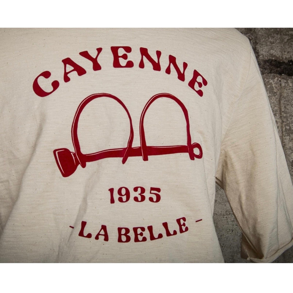 [Fleurs de Bagne] T-shirt CAYENNE LA BELLE