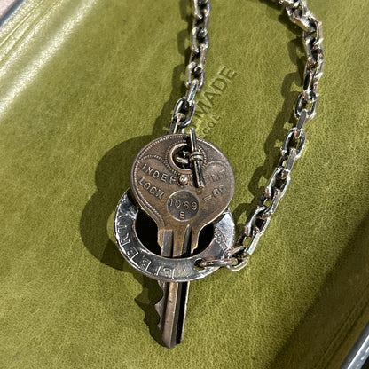 [North Works] Vintage Key Bracelet- 925 silver