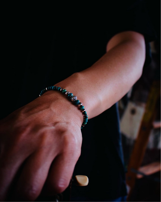 [Kazoo] “Big Sky” Turquoise Beads Bracelet