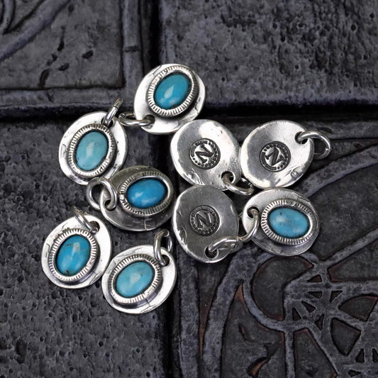 North Works Turquoise Silver Pendant