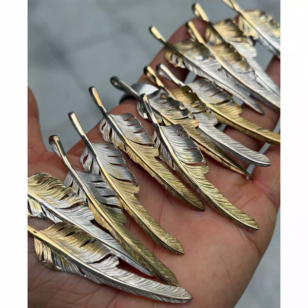 Yusuke Kosaka Works 小坂雄介 Go well Feather Pendant