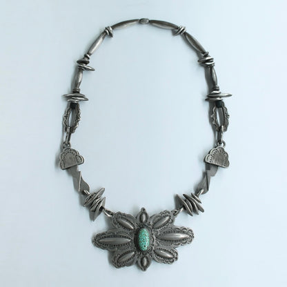 [Mt. Hill] Story Necklace Hand- Stamped Pendant