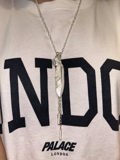 [Yusuke Kosaka] "50year" 925Silver Feather Pendant