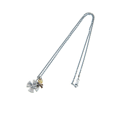 [North Works] Pearl Skull Coin Necklace