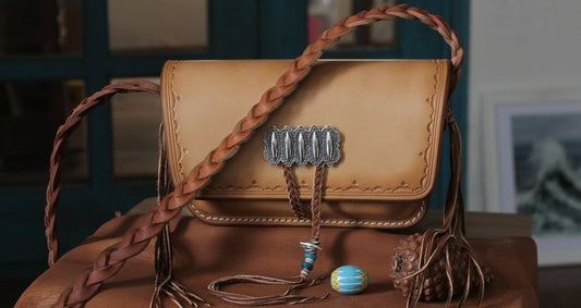[Mt. Hill] leather Trail bag