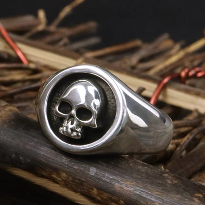 [JANGO] Skull Signet Ring