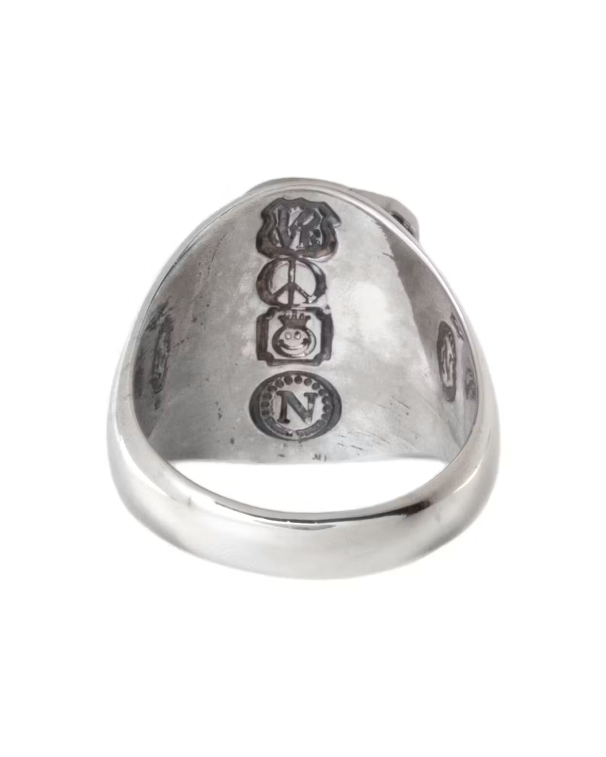 Smiley Face Ring | Handmade Sterling Silver Smile Ring- ALLY Jewellery