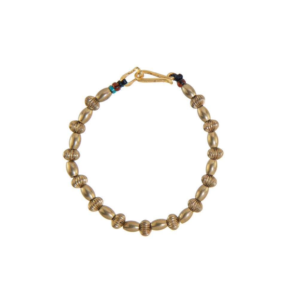 [North Works] Gold Beads Bracelet