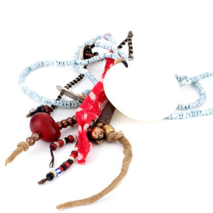 [North Works] Baby Blue Shell Necklace/Bracelet