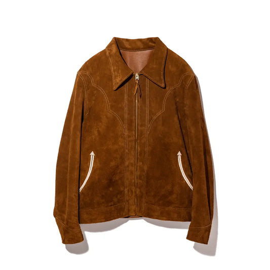 [Y’2 Leather] WJ-07 Steer Roughout & Saddle Horse Western Jacket