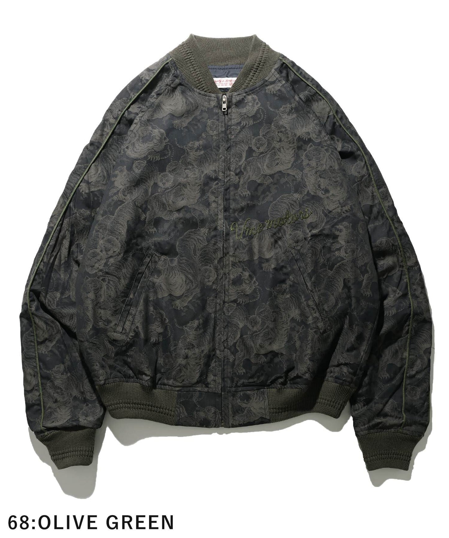 [Gypsy& Sons] Indigo Hundred Tiger Jacquard Souvenir Jacket