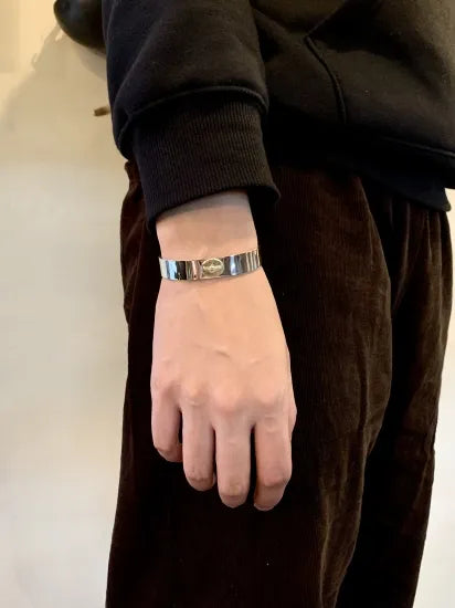 [Dear Blossom] Eagle 18k gold/silver Bangle