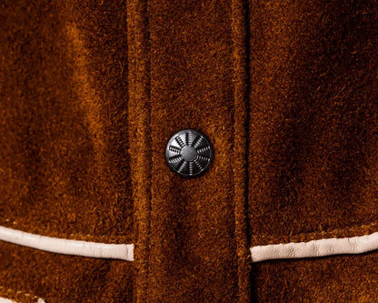 [Y’2 Leather] Steer Roughout & Saddle Horse Western Shirt Jacket