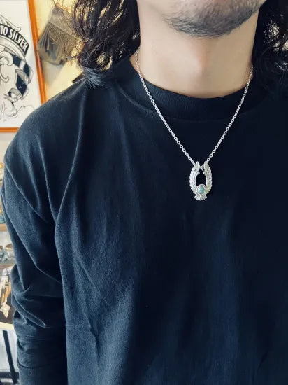 [Dear Blossom] Turquoise Eagle Pendant