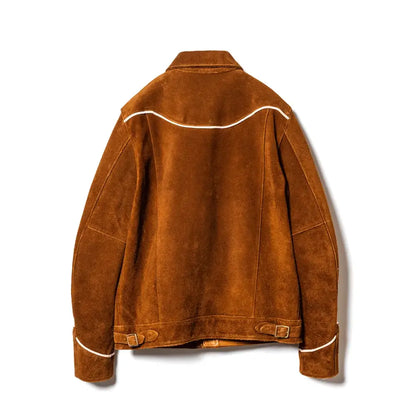 [Y’2 Leather] Steer Roughout & Saddle Horse Western Shirt Jacket