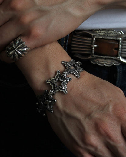 [Mt. Hill] Star Bracelet- 925 Sterling Siver/ Artisan Jewellry