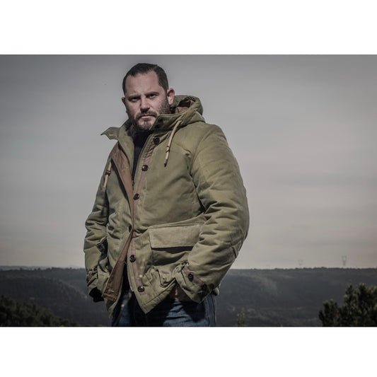 [Fleurs de Bagne] Snow Parka waxed jacket