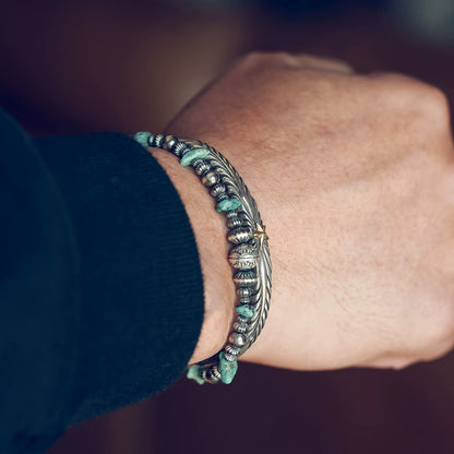 [Kazoo] Kingman Silver Bracelet