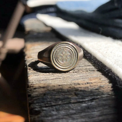 [CHOLOS] Infinity Logo Sealed Ring