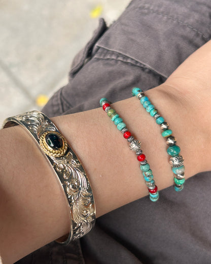 [Kazoo] “Mottled Effect” Beads Bracelet