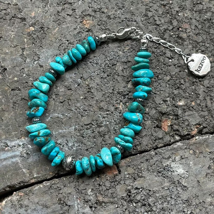 [Kazoo] Blue Chips Turquoise Bracelet