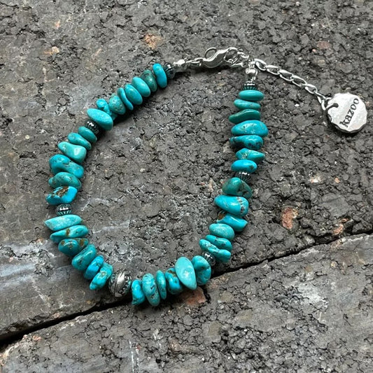 [Kazoo] Full Kingman Turquoise Bracelet