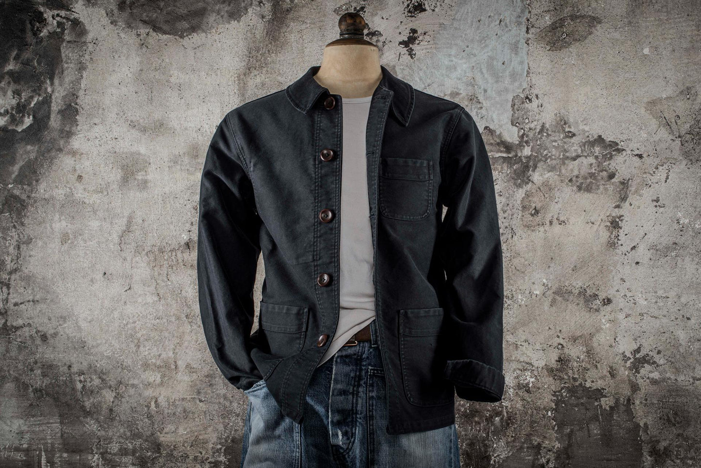 [Fleurs de Bagne] Moleskin Worker Jacket