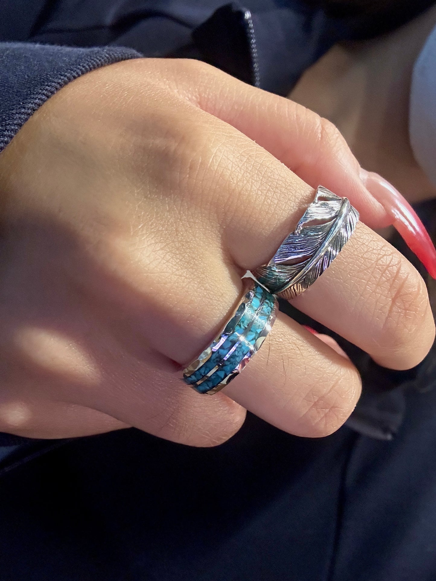 [Mt. Hill] Silver Feather Ring