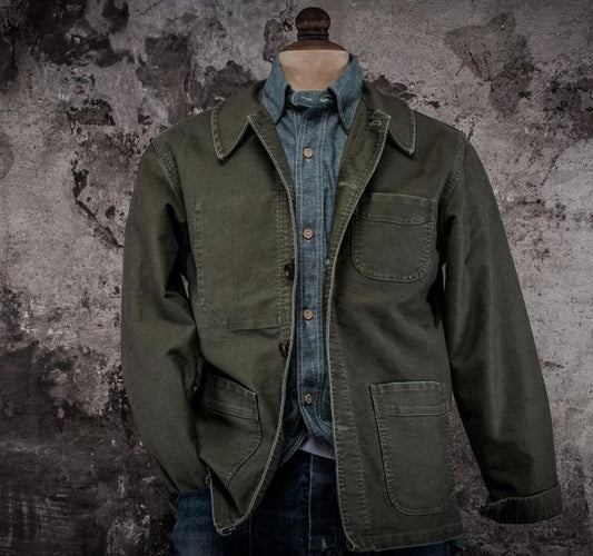 [Fleurs de Bagne] Moleskin Worker Jacket