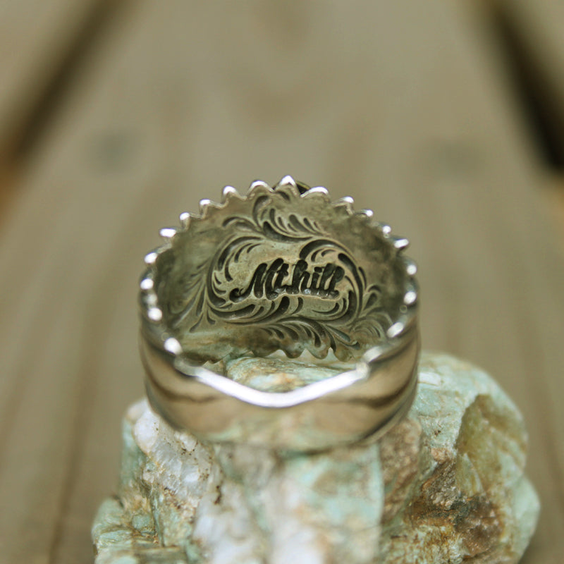 [Mt. Hill] Sun Burst Ring with Silver Eyedazzler