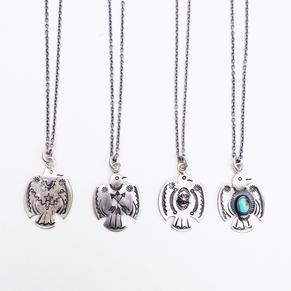 [North Works] Thunderbird Engraved Necklace