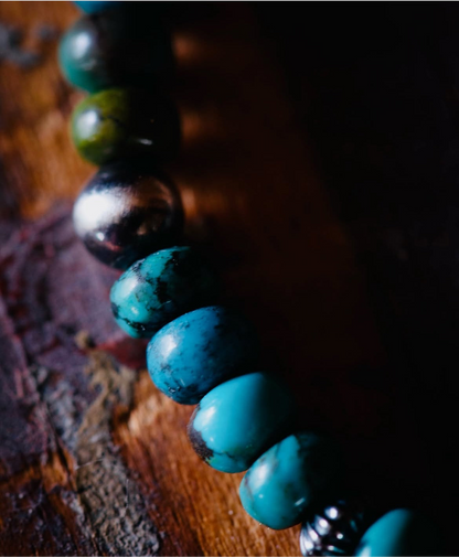 [Kazoo] “Big Sky” Turquoise Beads Bracelet