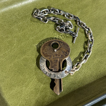 [North Works] Vintage Key Bracelet- 925 silver