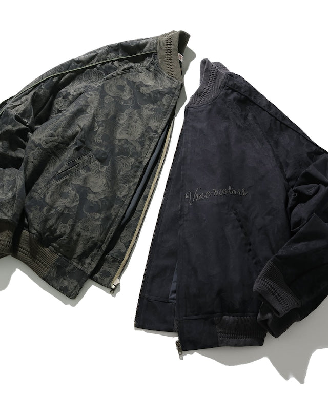 [Gypsy& Sons] Indigo Hundred Tiger Jacquard Souvenir Jacket
