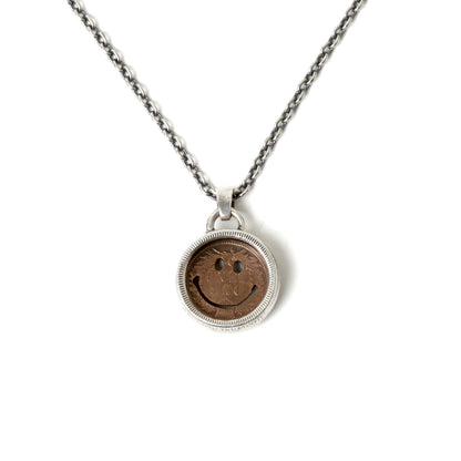 [North Works] N-249 PENNY SMILE QUARTER Pendant Necklace
