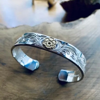 [Dear Blossom] 18k gold Arabesque Bangle B-020