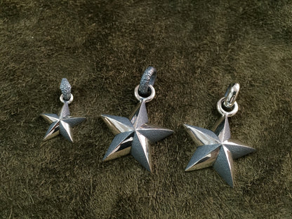 [Jango] Nautical Star pendant/ ball chain necklace 925 silver