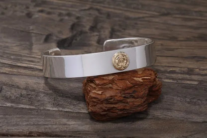 [Dear Blossom] Naja Eagle 18k gold/silver Bangle