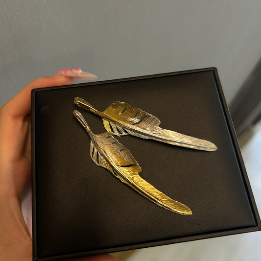 [Yusuke Kosaka] "Go Well" Silver Feather Pendant