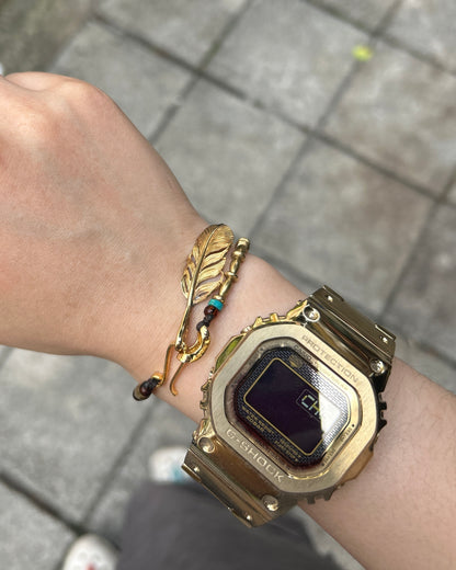 [North Works] Gold Beads Bracelet