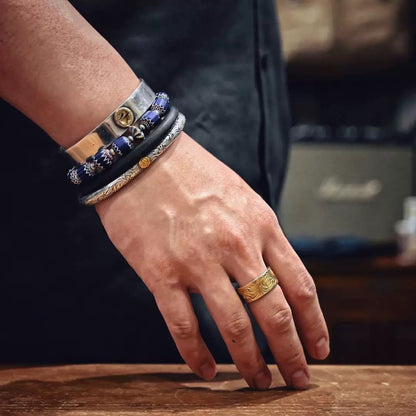 [Kazoo] Chevron Silver Bracelet