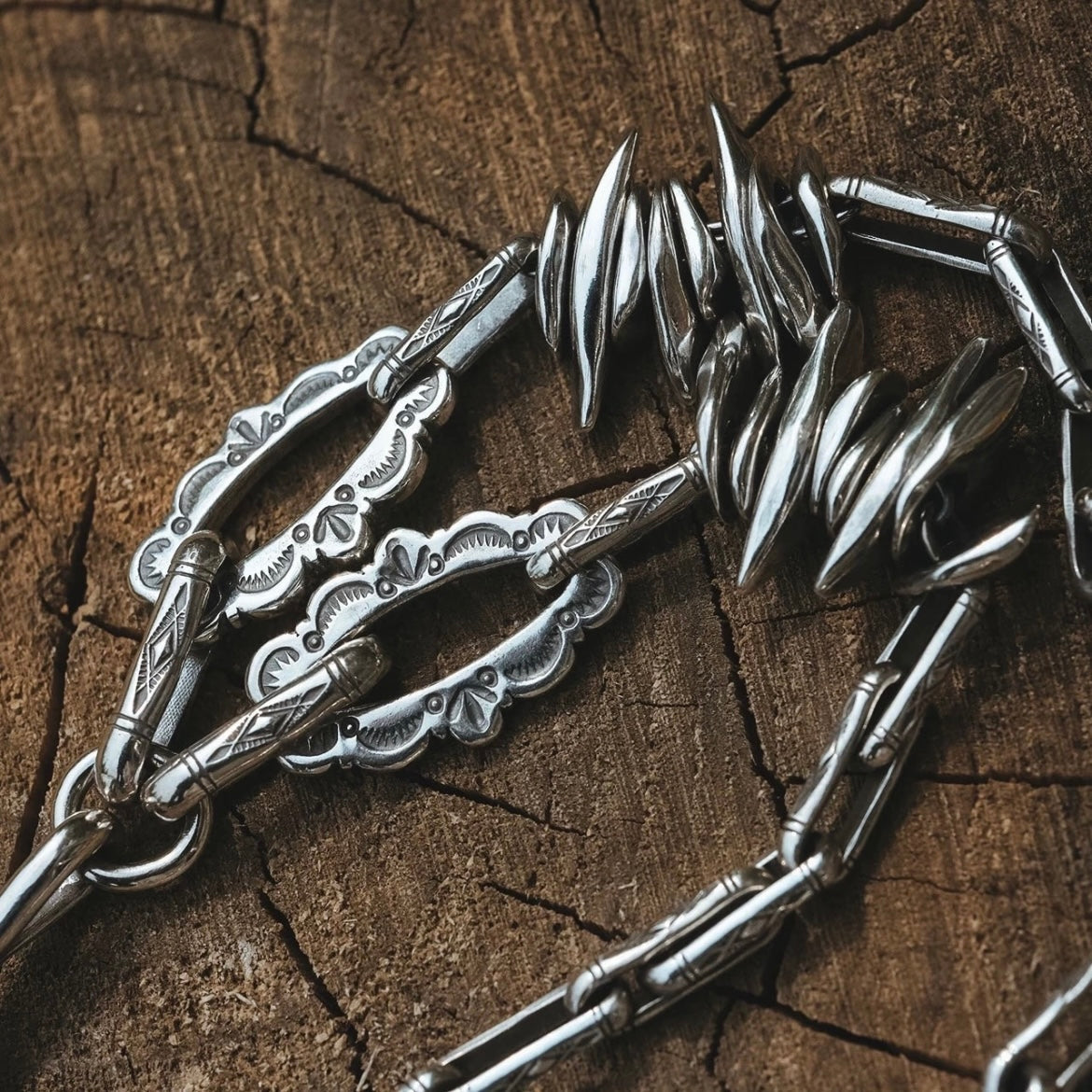 [Mt.hill] Turquoise Gold Flower Feather Necklace