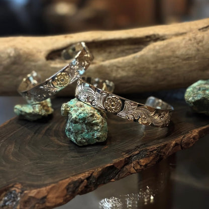 [Dear Blossom] 18k gold Arabesque Bangle B-020